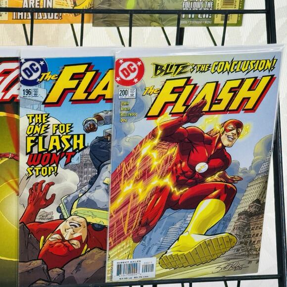 The Flash 185-196 200 lot (Volume 2 DC) Wally West Scott Kolins - Picture 5 of 7